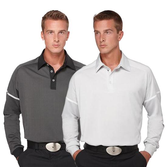 Callaway Golf Men's The Cave Long Sleeve Polo