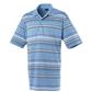 Greg Norman Men's Harbor Textured Stripe Polo