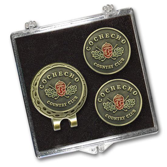 Logo Golf Classic Hat Clip & Ball Marker Kit