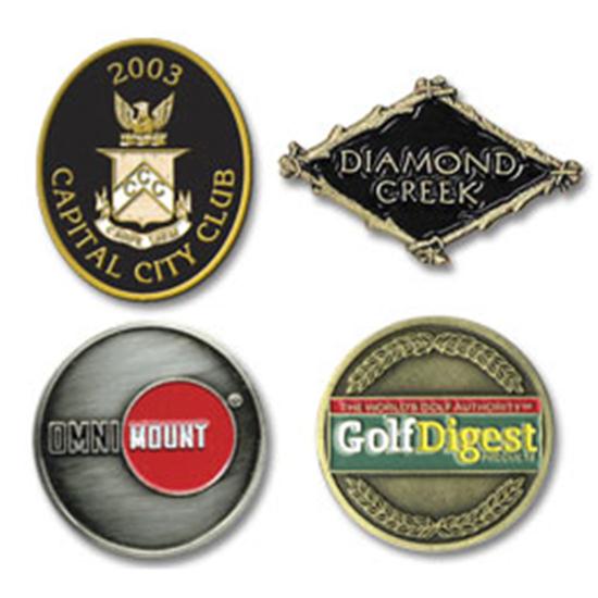 Logo Golf Die Struck Ball Marker