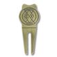 Logo Golf Custom Logo Economy Round Divot Tool w/ Stamped Logo