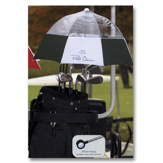 Logo Golf Golf Club Umbrella- 32 Inch Arc Size