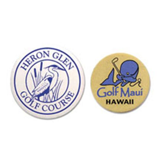 Logo Golf Plastic Ball Marker