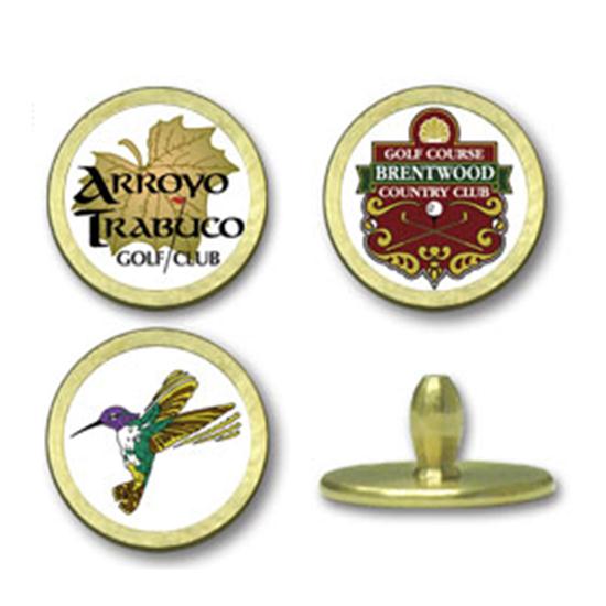 Logo Golf Tour Brass Ball Marker