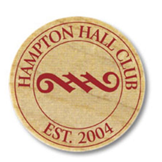 Logo Golf Wood Ball Marker