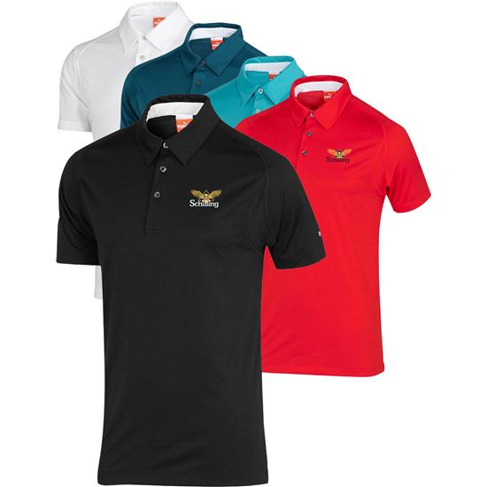 Puma Men's Custom Logo Crestable Tech Polo