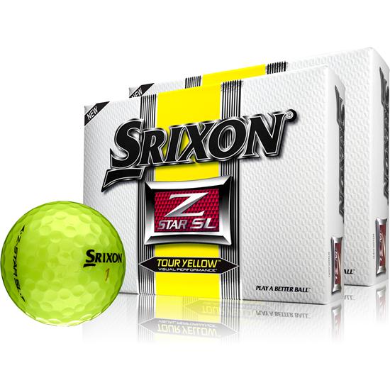 Srixon Z-Star SL Tour Yellow Golf Balls - 2 Pack