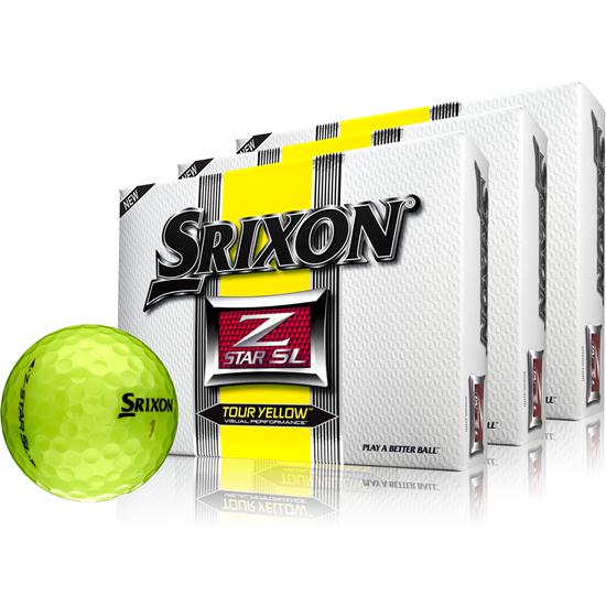 Srixon Z-Star SL Tour Yellow Golf Balls - 3 Pack