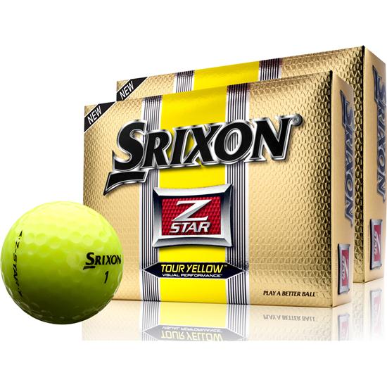 Srixon Z-Star Tour Yellow Golf Balls - 2 Pack
