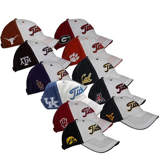 Titleist Men's Collegiate Golf Hats - 2012 Model