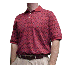 Tabasco Mirrored Peppers Golf Shirt