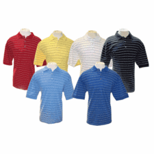 Callaway Golf SS Sport Ace Pique Stripe Shirt
