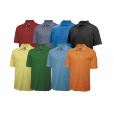Adidas 2007 ClimaCool Textured Solid Jersey Polo
