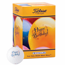 Happy Birthday! - Golf Balls