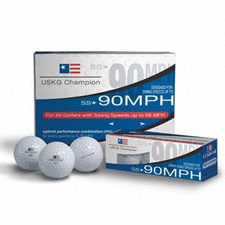 US Kids USKG Champion SS90 MPH Golf Ball