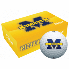 Collegiate Golf Balls - Michigan Wolverines - Personalized