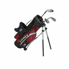 U.S. Kids Red Junior 3 Club Set - 36 to 42