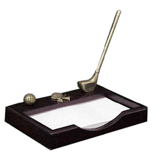 Golf Gifts & Gallery Pad and Pen Desk Set