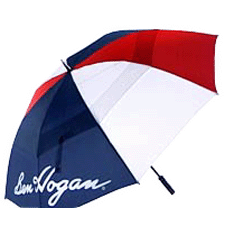 Ben Hogan Tour Umbrella - Red/White/Blue