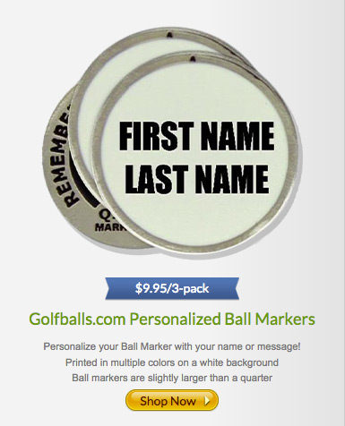 Golfballs.com Personalized Ball Markers