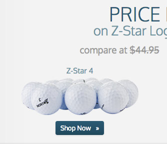 Price Drop on Srixon Z Star 4 Logo Overruns
