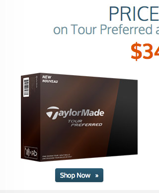 Price Drop on TaylorMade Tour Preferred Golf Balls