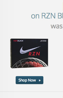 Price Drop on Nike RZN Black Golf Balls