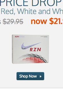 Price Drop on Nike RZN White Golf Balls