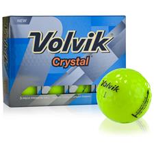 Volvik Crystal Green ID-Align Golf Balls 