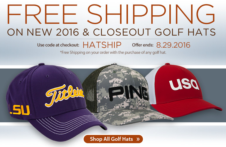 closeout golf hats