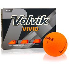 Volvik Vivid Matte Orange Golf Balls