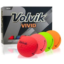 Volvik Vivid Matte Multi-Color Golf Balls