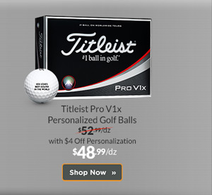 $4 Off Personalization on Select Titleist Golf Balls