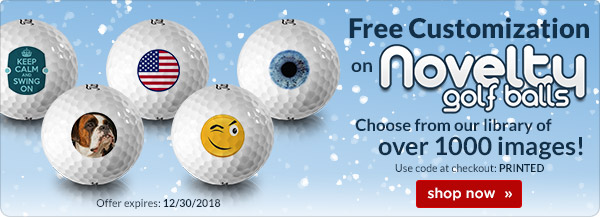 Free Photo Customization on Select Golf Balls!