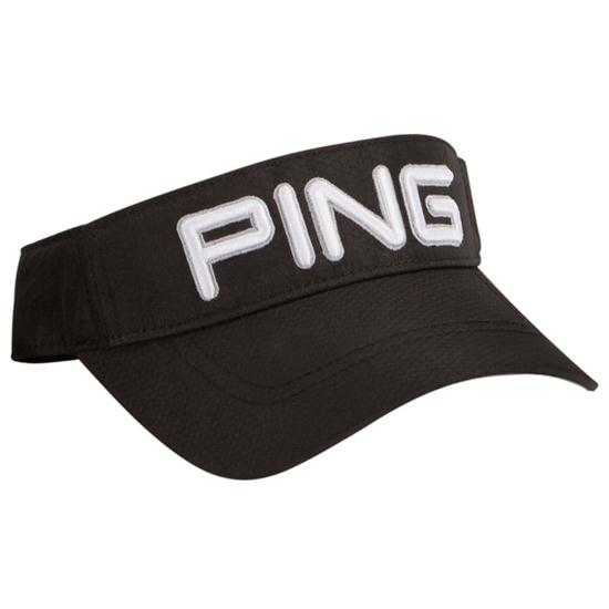 PING Men's Visor- Black/Gray/Silver Golfballs.com