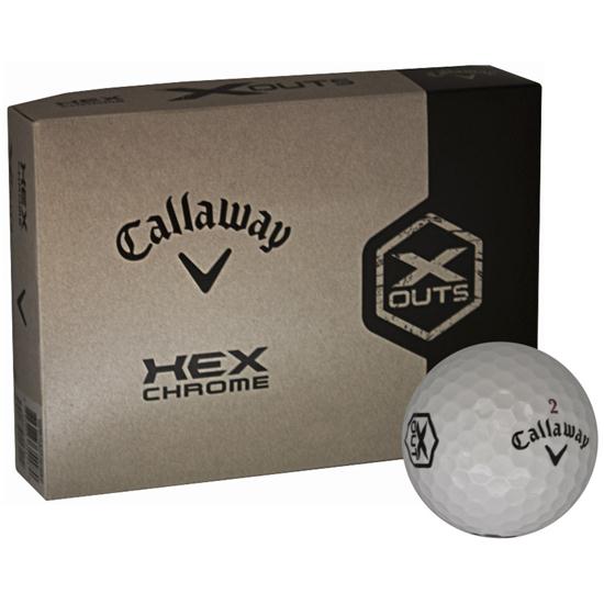 Callaway Golf Hex Chrome X-Out Golf Balls - One Dozen - Free Shipping ...