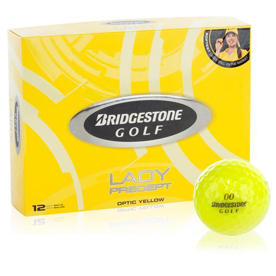 Bridgestone Lady Precept Yellow Golf Balls Golfballs.com